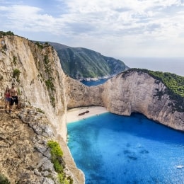 navagio papludimys zakinto sala pora