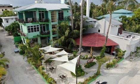 Oceana Boutique, Maldyvai, terasa dieną