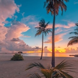 Sun Siyam Olhuveli saulėlydis