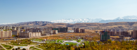 Victory park in Bishkek