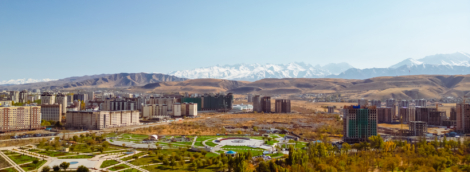 Victory park in Bishkek