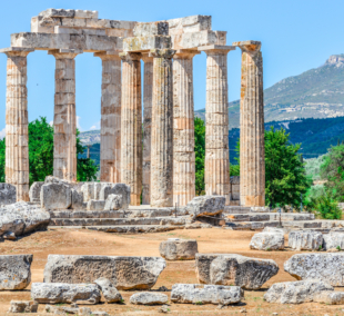 Dzeuso šventykla, nemėja 