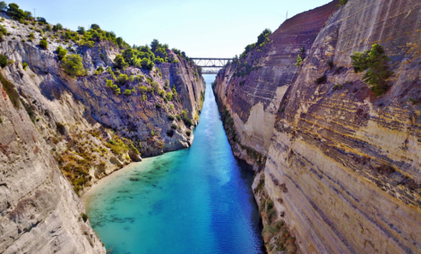 graikija korinto kanalas