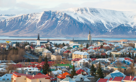 Reykjavik the capital city of Iceland
