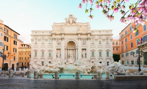 Roma Trevi fontanas