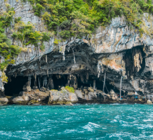 Vikings cave on on Koh Phi Phi Leh
