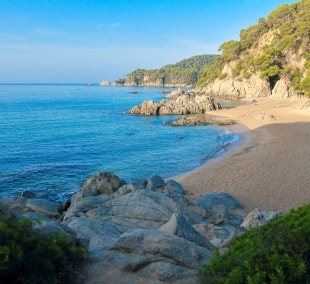 Playa De Sa Boadella papludimys ispanija