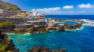 Porto Moniz lavos baseinai vaizdas