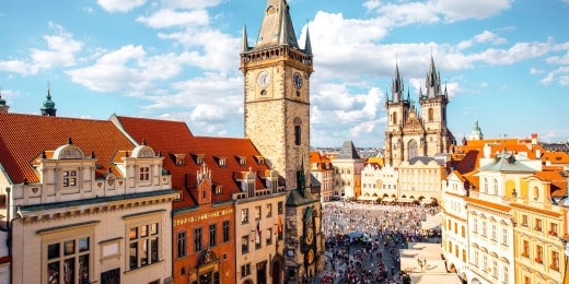 praha panorama cekija