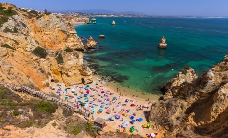 Praia da Marinha portugalija algarve