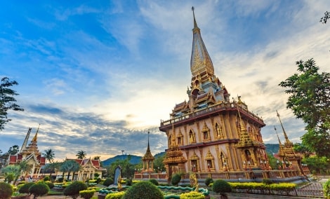 Chalong šventykla, Tailandas