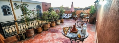 Riad Milouda terasa