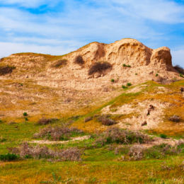 Afrosiyob archaeological site in Samarkand