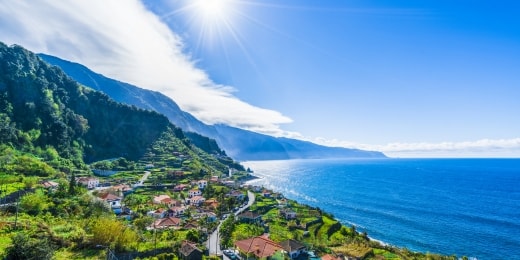 madeira pajurio miestelis