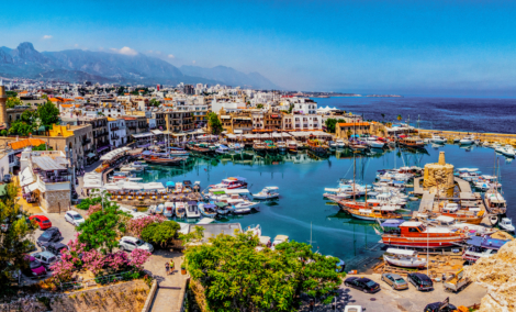 Kyrenia marina in Cyprus