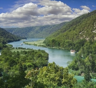 krka nacionalinis parkas kroatija vaizdas