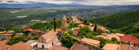 Sighnaghi aerial