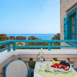 Silva Beach Hotel balkonas