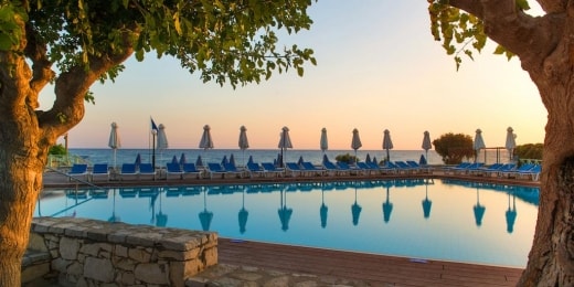 Silva Beach Hotel teritorija