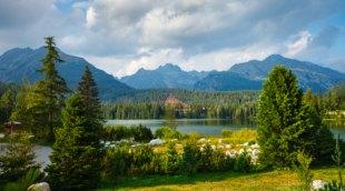Mountain lake in High Tatra