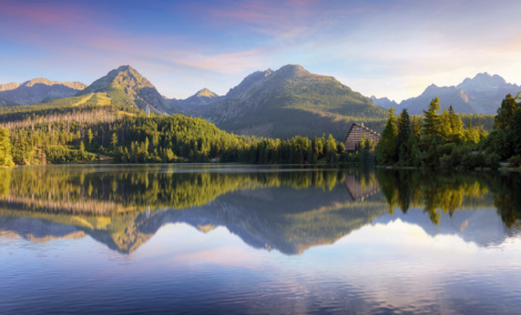 Strbske pleso ezeras