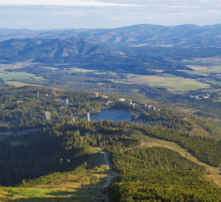 Strbske pleso village