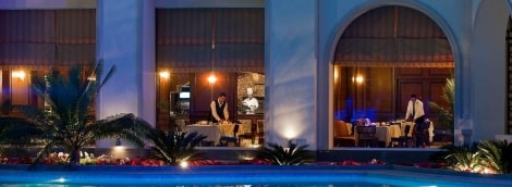 Stella Di Mare Beach Resort restoranas prie baseino
