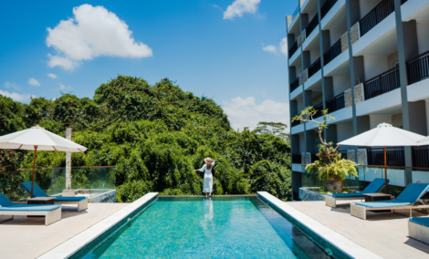 sthala ubud viesbutis baseinas