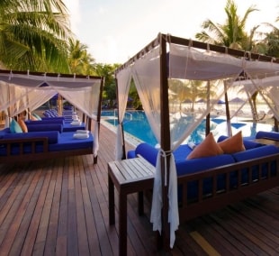Sun Siyam Olhuveli baseinas