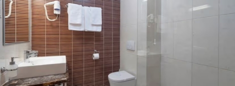 Hotel Tara Becici vonios kambarys