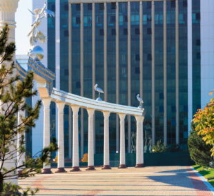 Independence Square in Tashkent