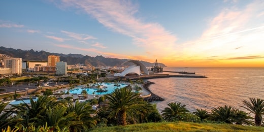 tenerife vaizdas vakaras 13116