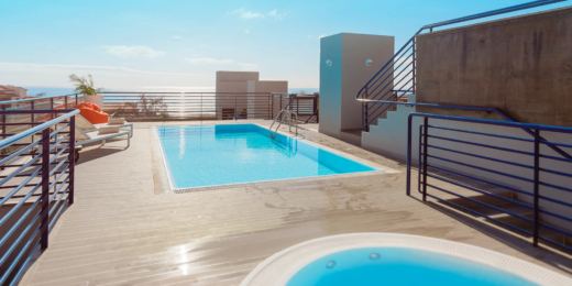 Terrace Mar Suite baseinu zona