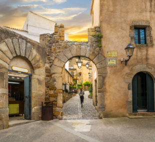 Tossa de Mar. gatvelė
