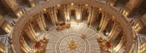 Umaid Bhawan Palace interjeras