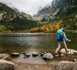 Lake Popradske pleso mergina
