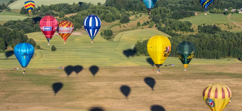 Skrydis oro balionu Birštone