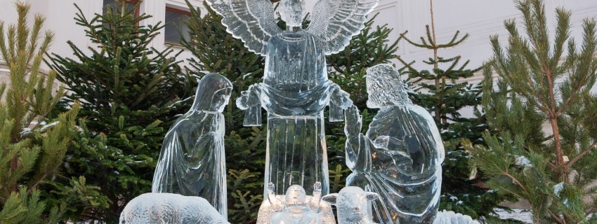 Ledo skulptūrų festivalis Jelgavoje