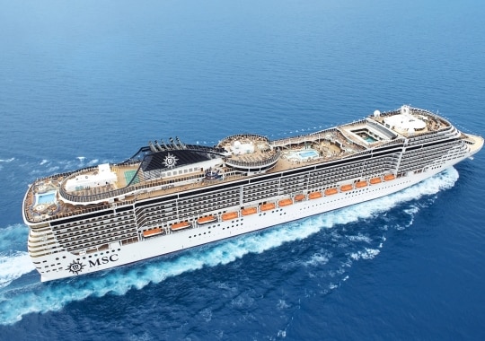 Kruizas „MSC Splendida”