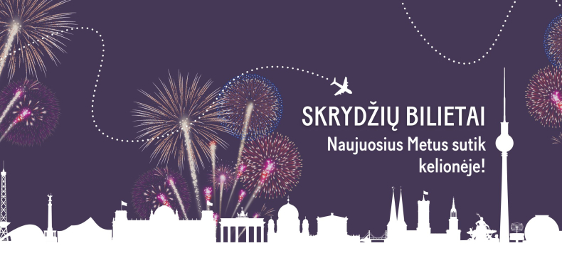 Skrydžiai per Naujusius Metus