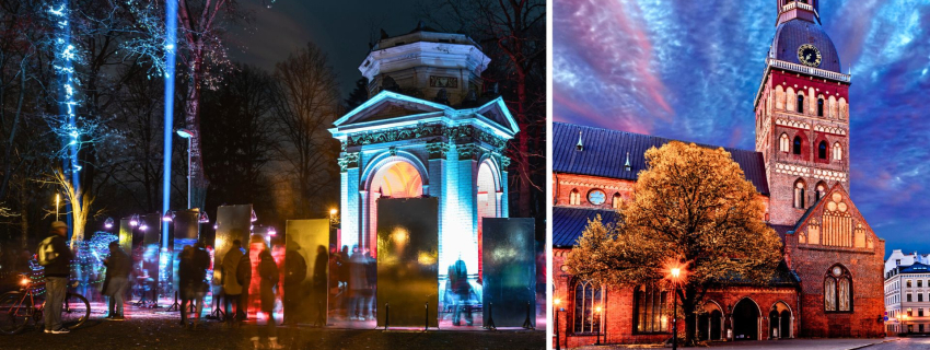 Ryga per šviesų festivalį
