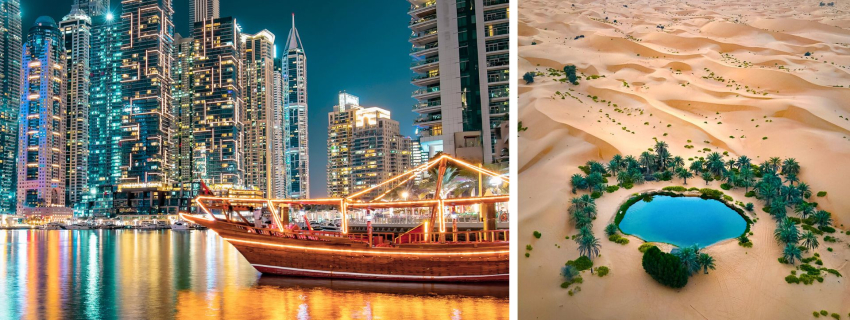 Įkvėpiantys Dubajus ir Omanas