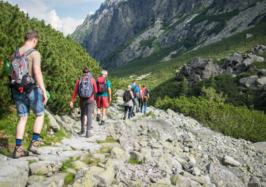 Kalnų žygis. Slovakija