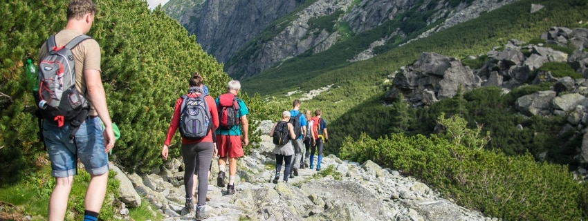 Kalnų žygis. Slovakija