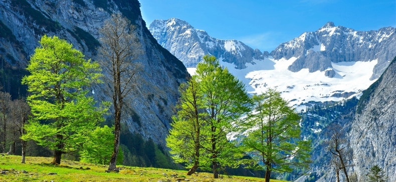 Kalnų žygis. Austrija