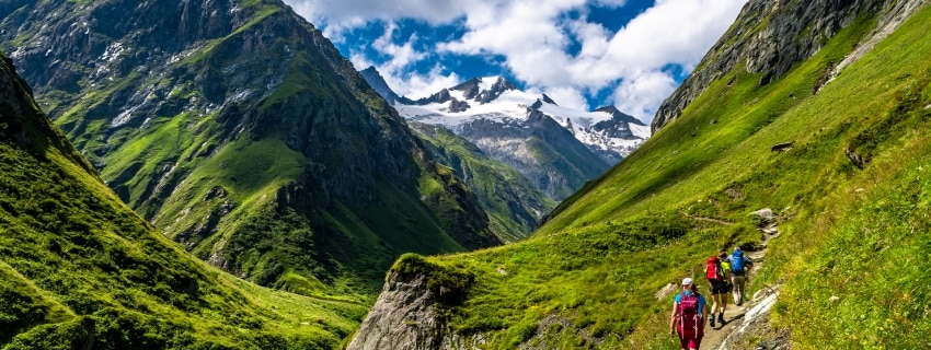 Kalnų žygis. Austrija